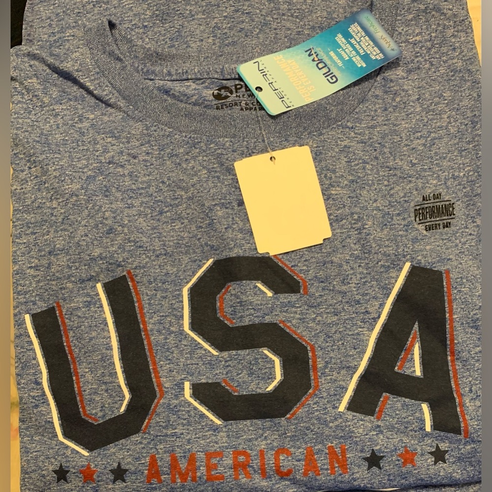 ✨⚡️💥Chicago Illinois Windy City Shirt Adult Blue Short Sleeve Tee Mens Perrin